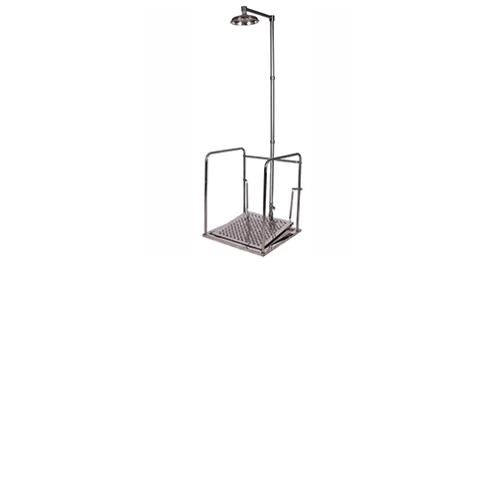 Emergency Eye Length Shower with Platform