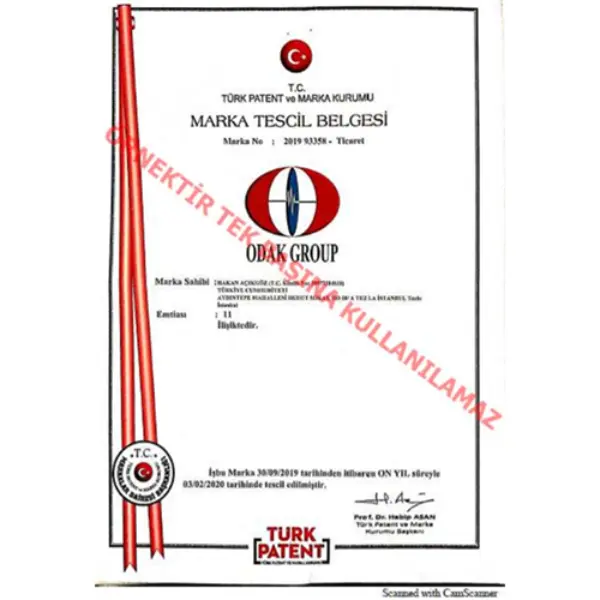 Marka Tescil Belgesi